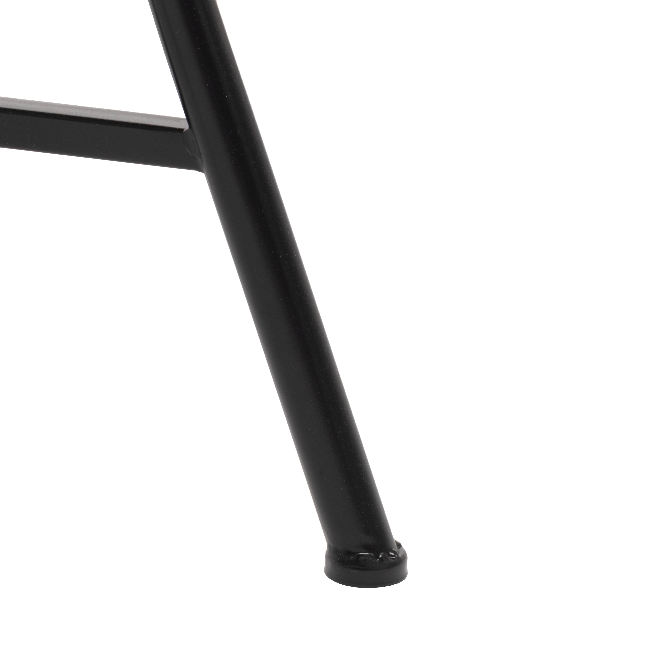 VESTIAMO CASA - Tavolo Tondo in metallo nero con top maioliche Blu - h75 cm diametro 90 cm